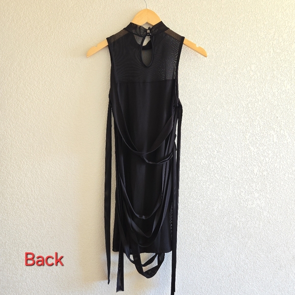 DOLLS KILL Mainframe Party Sheer Mini Dress by Dolls Kill, M, black - Picture 7 of 10